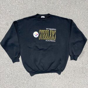 Pittsburgh Steelers NFL 1990s Embroidered Logo Athletic Sweatshirt Men’s (XL)
